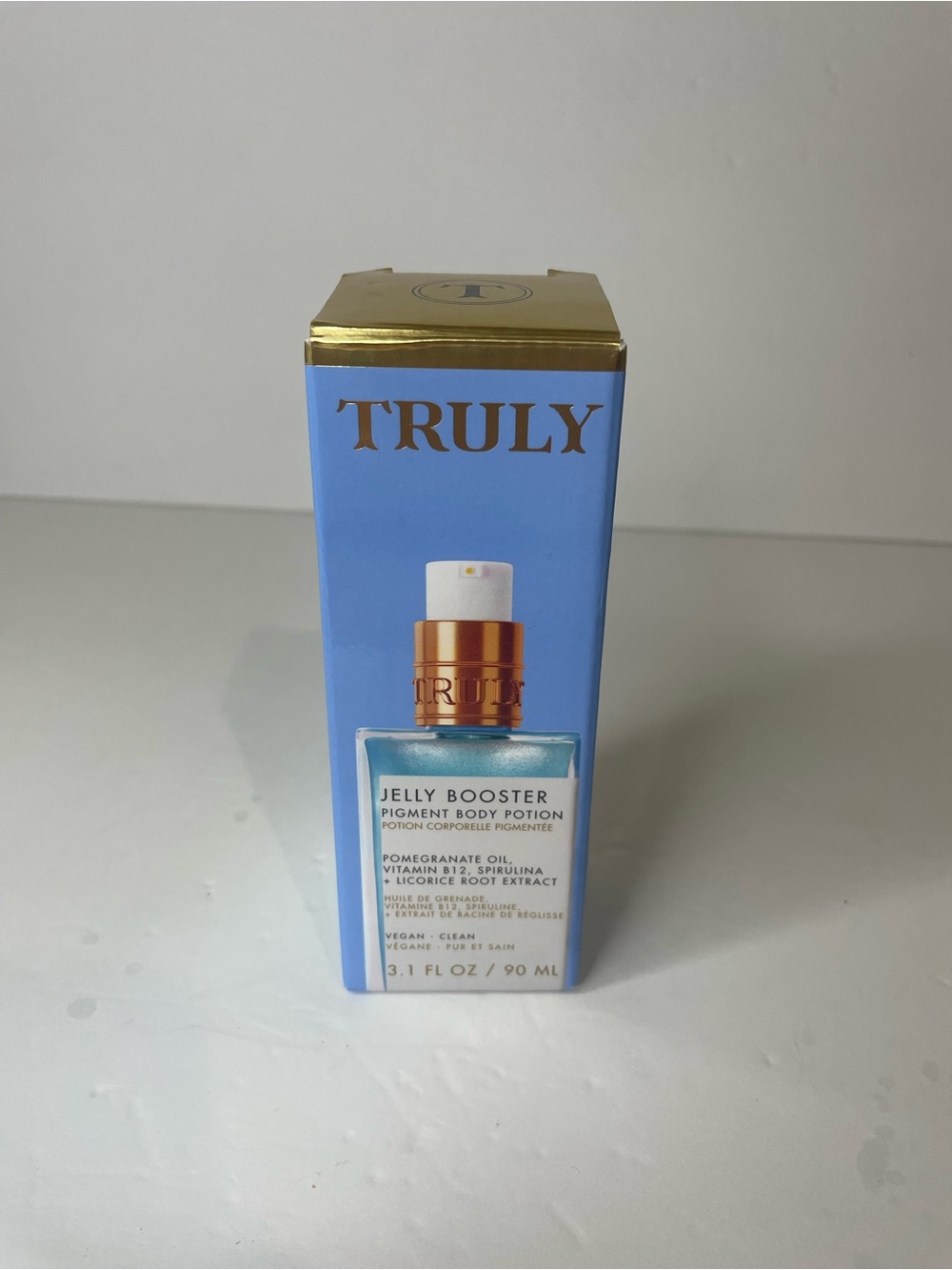 TRULY Blue and Gold Jelly Booster Pigment Body Potion New in Box
